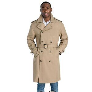 London Fog Westwood Double-Breasted Rain Trench Coat